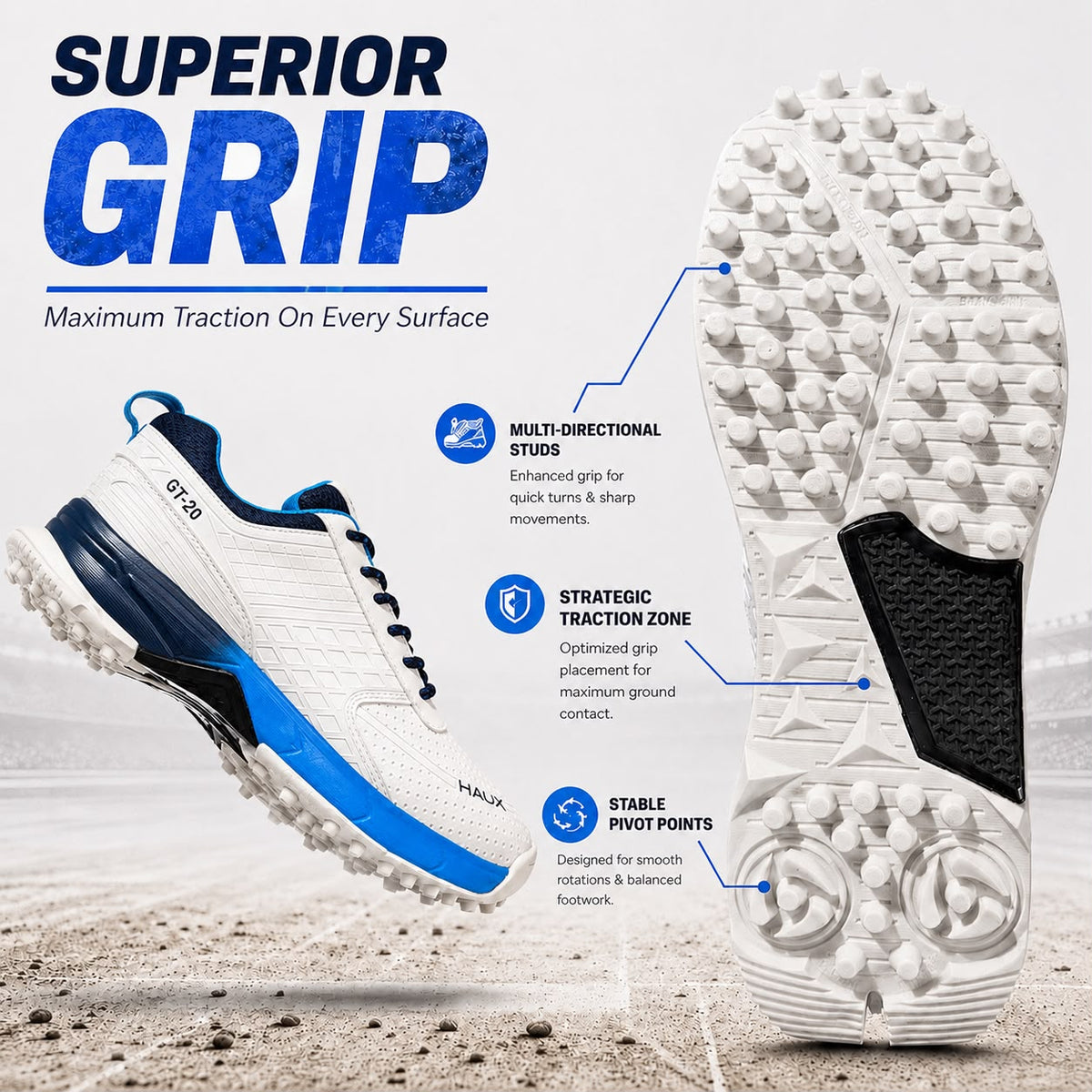 Haux Cricket Shoes For Men