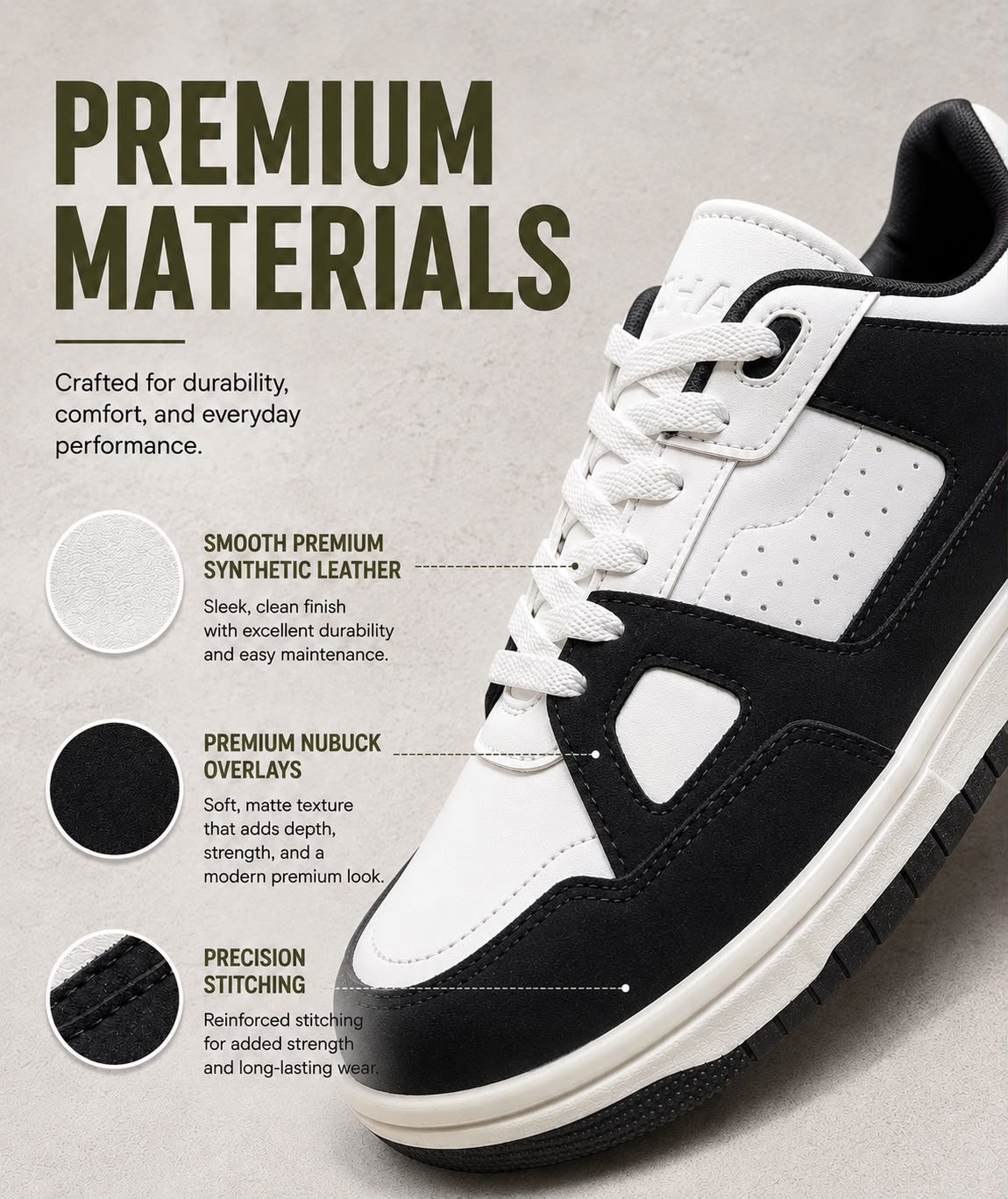 Haux Bolt Sneakers For Men