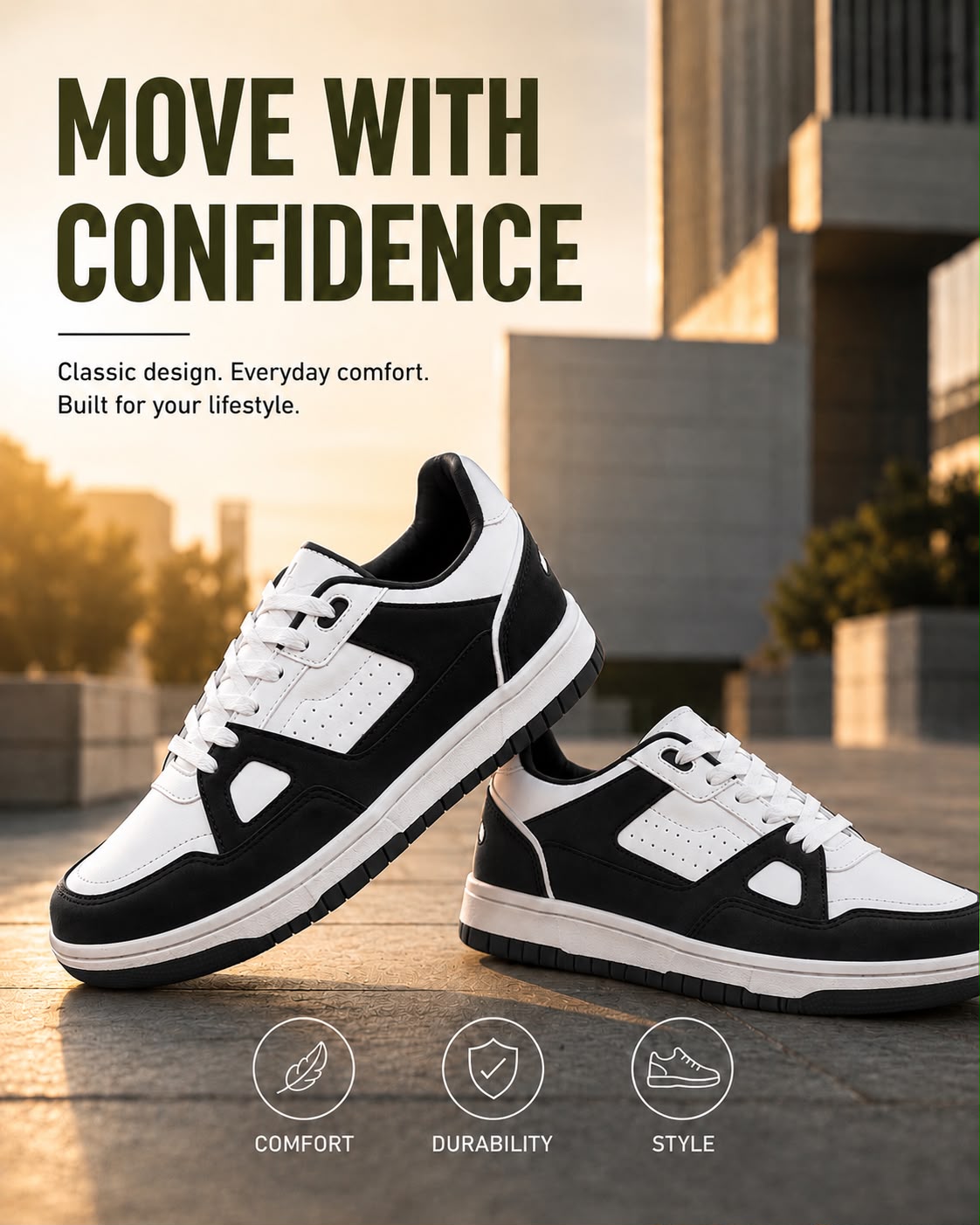 Haux Bolt Sneakers For Men