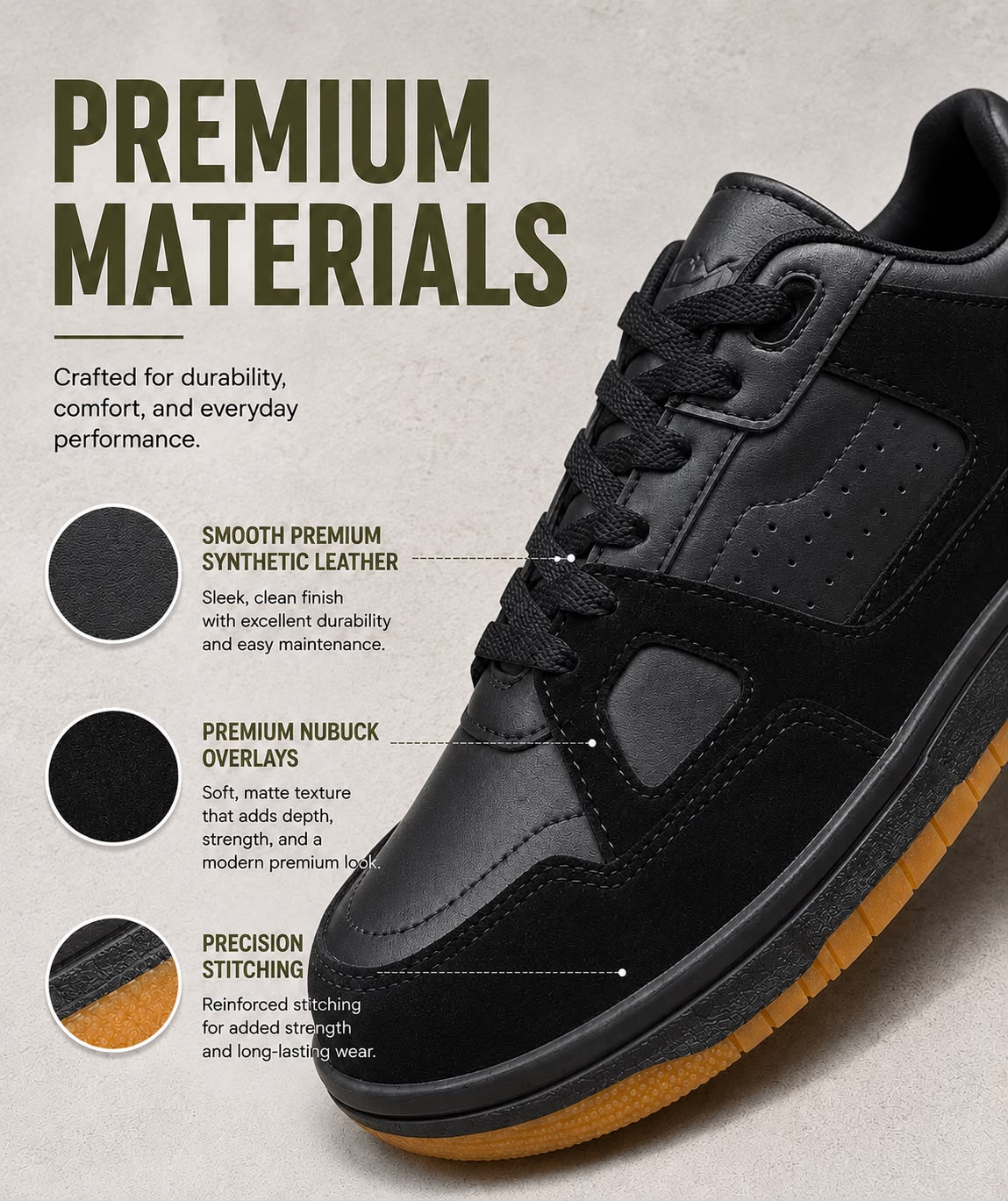Haux Bolt Sneakers For Men