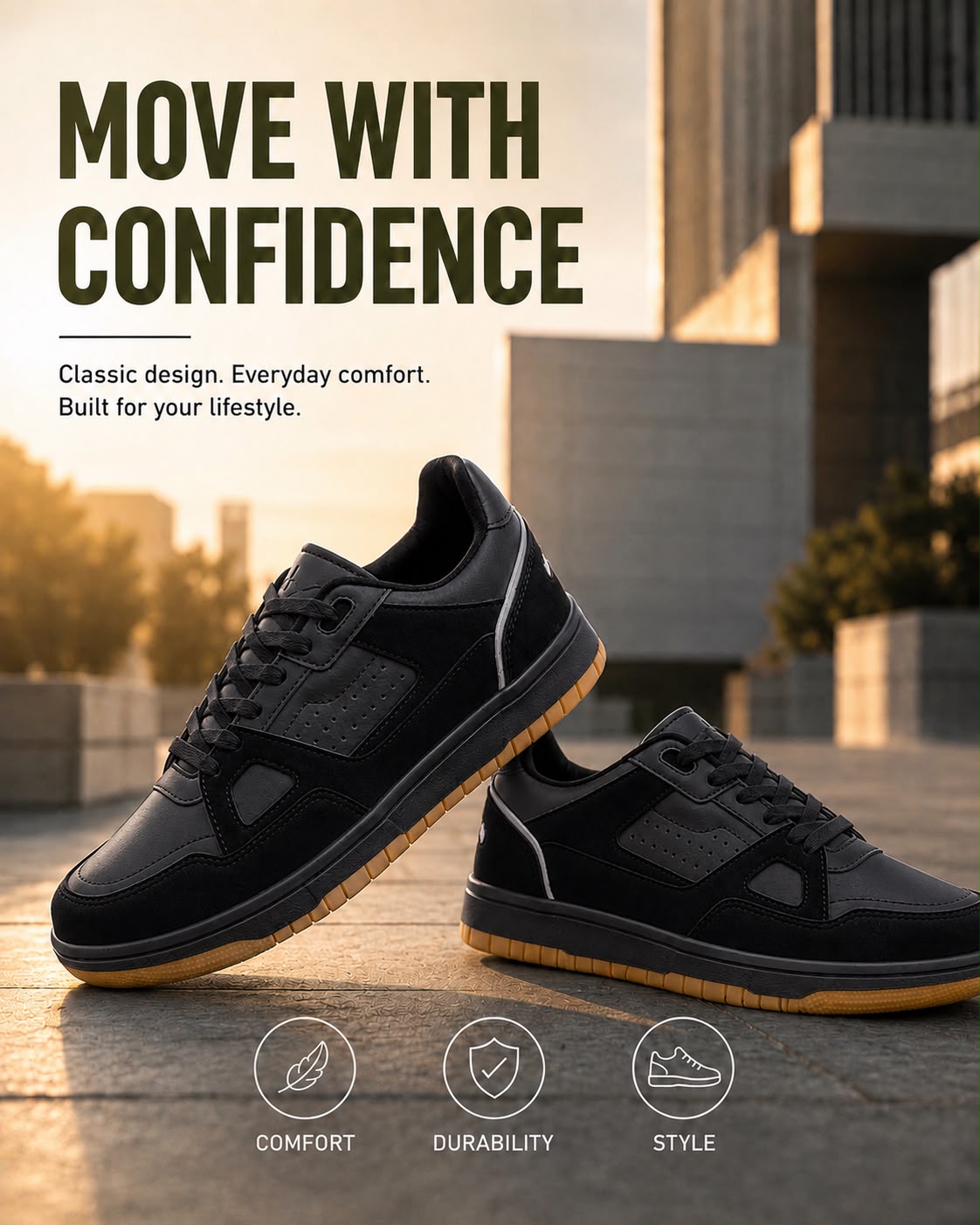 Haux Bolt Sneakers For Men