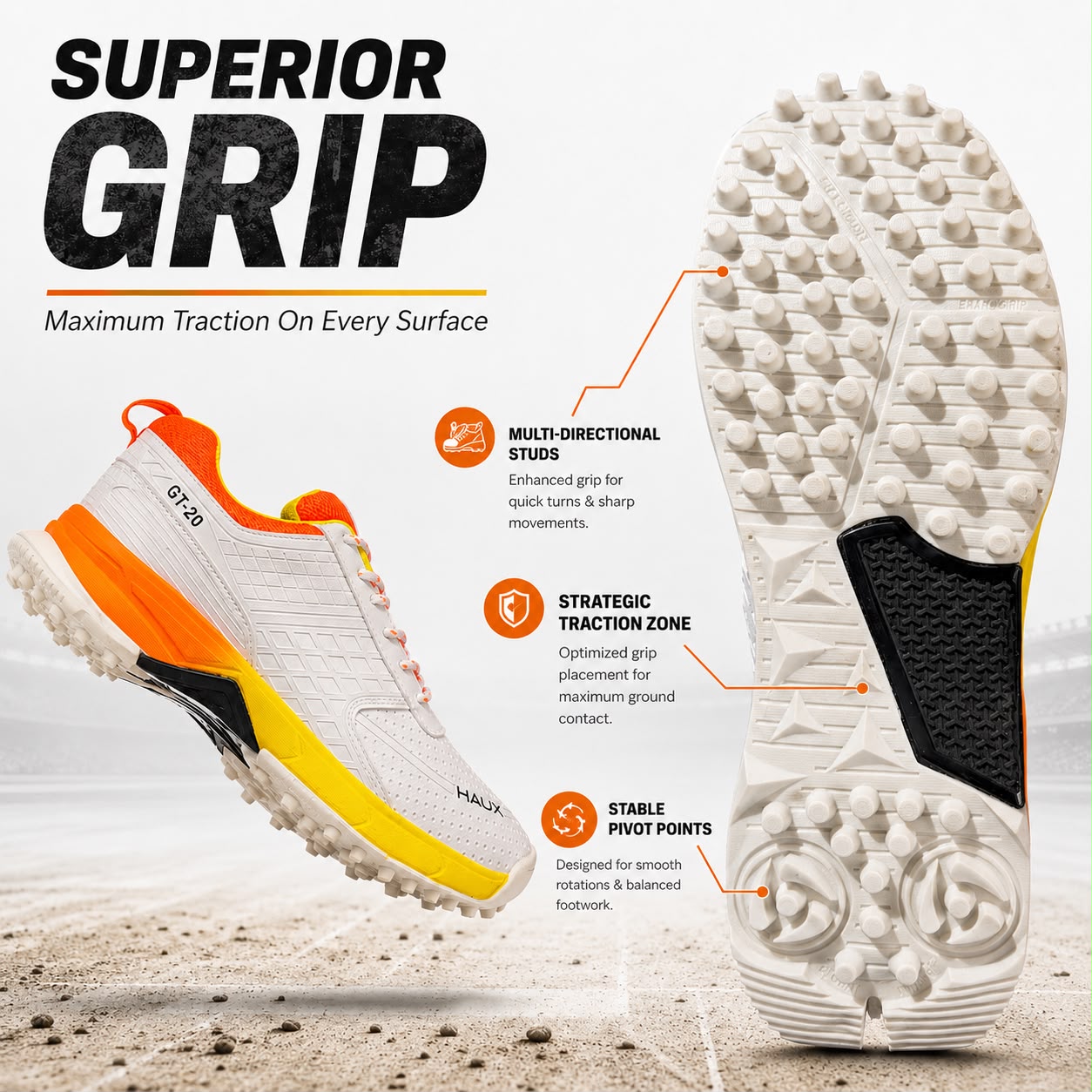 Haux Cricket Shoes For Men