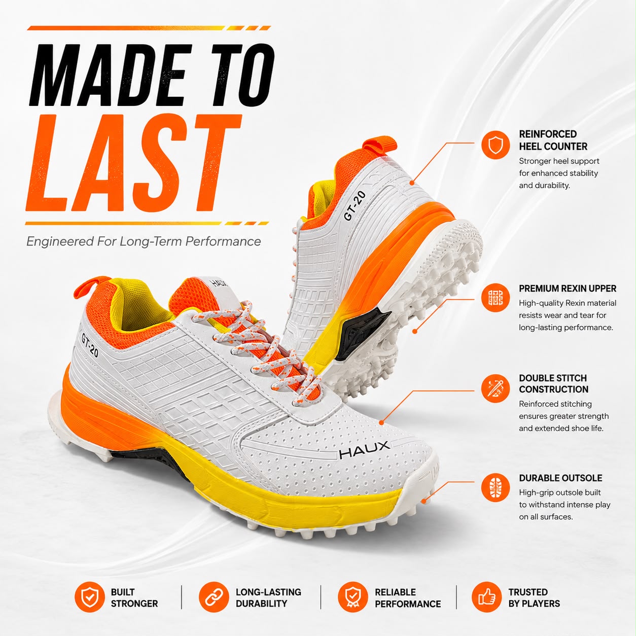Haux Cricket Shoes For Men