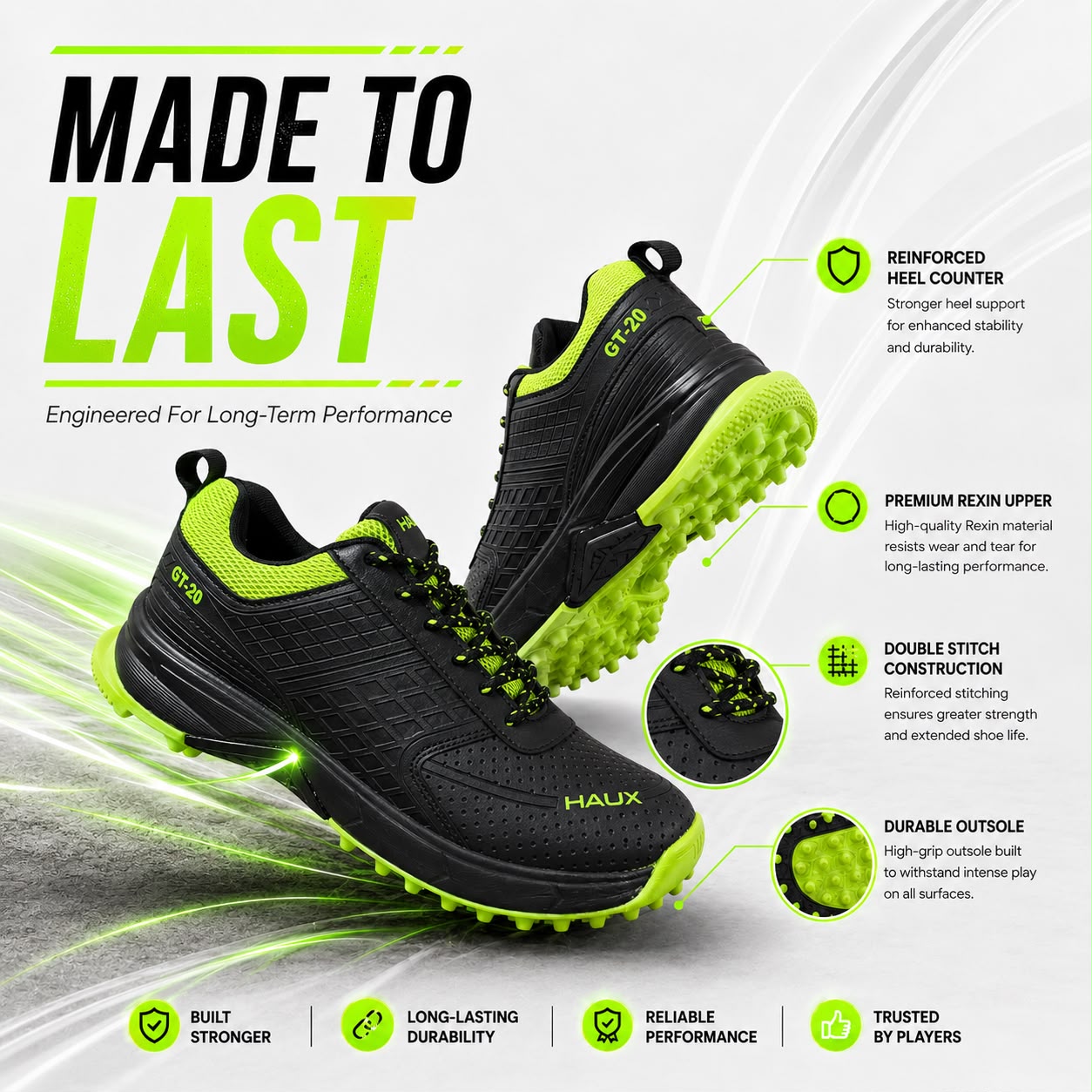 Haux Cricket Shoes For Men